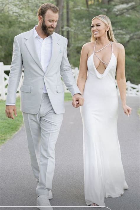 gretzky paulina|paulina gretzky and dustin johnson wedding.